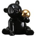 Bear with a Gold Ball — decorative sculpture, view 7