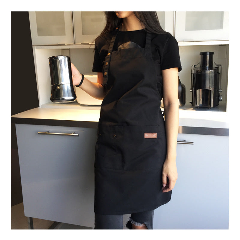 Canvas Bib Apron — kitchen decor, view 3