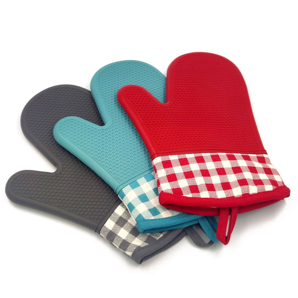 Silicone-Grip Oven Gloves — kitchen decor, view 1