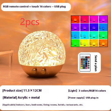 Water Ripple Projector Lamp — moulded plastic lighting decor, view 5