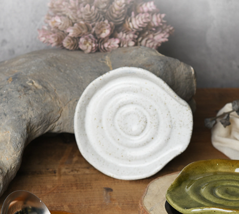 Ceramic Spoon Rest, kitchen decor, view 4