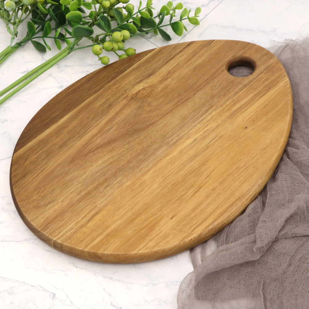 Round Acacia Board — kitchen decor, view 4