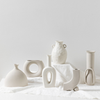 Nordic Ceramic Vase — glazed ceramic vases decor, view 13