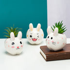Rabbit Face Planters — ceramic vase, view 3