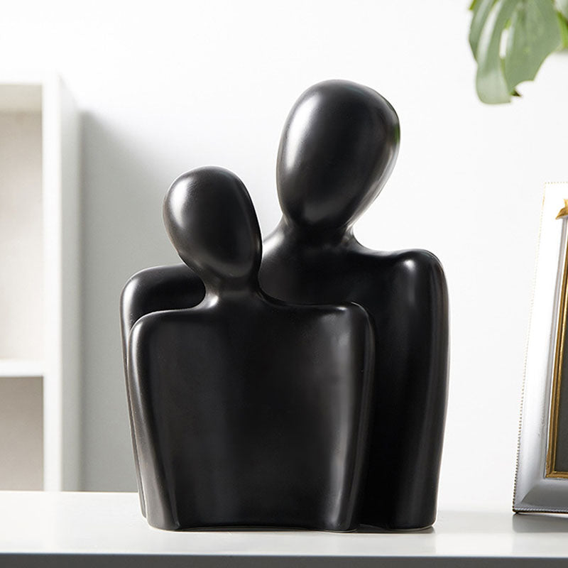 Abstract Home Sculpture — glazed ceramic sculpture decor, view 10