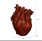 Anatomical Heart Wall Vase — glazed ceramic vases decor, view 2