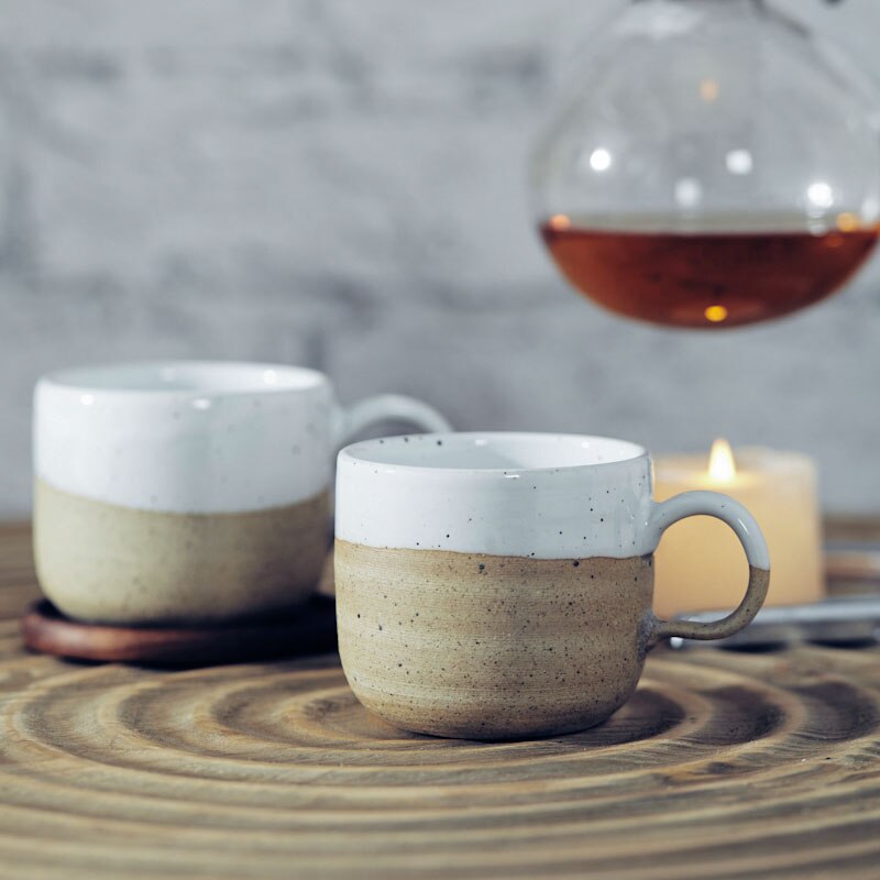 Two-Tone Stoneware Cup — kitchen decor, view 5