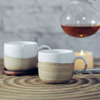 Two-Tone Stoneware Cup — kitchen decor, view 5