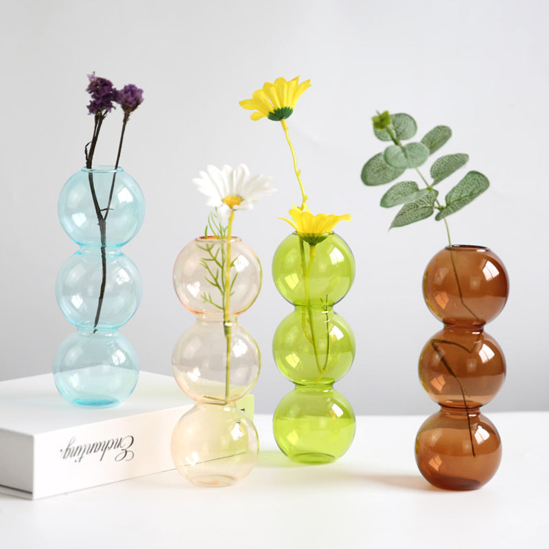 Stacked Bubble Glass Vase — vases decor, view 7