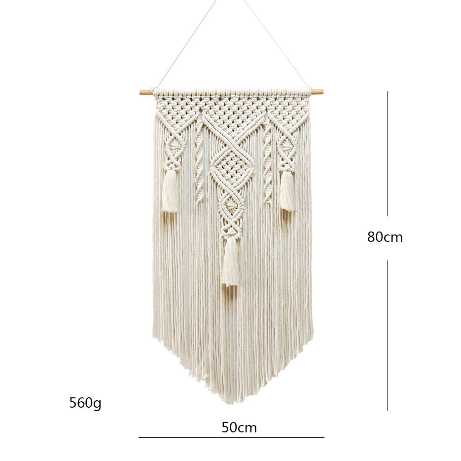 Woven Cotton Wall Tapestry — woven cotton wall decor, view 3