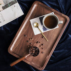 Walnut Serving Tray — solid wood trays decor, view 7