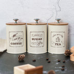 Coffee, Tea and Sugar Canisters — kitchen decor, view 2