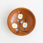 Rustic Wooden Fruit Bowl — kitchen decor, view 1