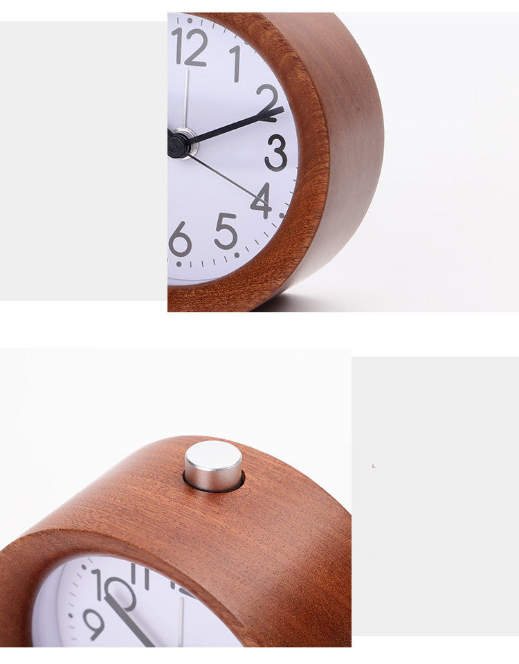 Beech Desk Clock — desk decor, view 5