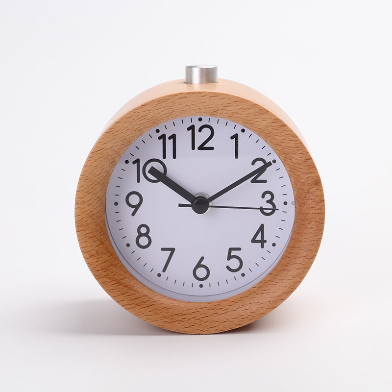 Beech Desk Clock, desk decor, view 8