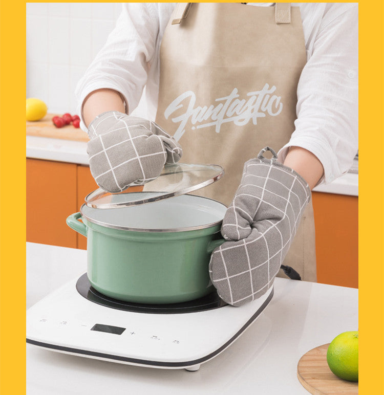Herringbone Oven Gloves — kitchen decor, view 5