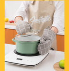 Herringbone Oven Gloves — kitchen decor, view 5