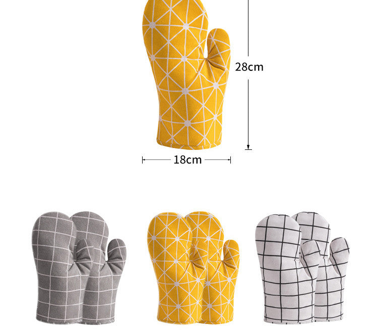 Herringbone Oven Gloves — kitchen decor, view 3
