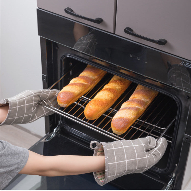 Herringbone Oven Gloves — kitchen decor, view 1