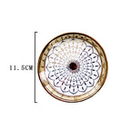 Gilded Ceramic Catch-All Tray — glazed ceramic trays decor, view 3