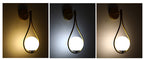 Brass Arc Bedside Wall Lamp — powder-coated metal lighting decor, view 7