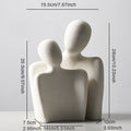 Abstract Home Sculpture — glazed ceramic sculpture decor, view 3