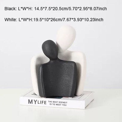 Abstract Home Sculpture — glazed ceramic sculpture decor, view 5