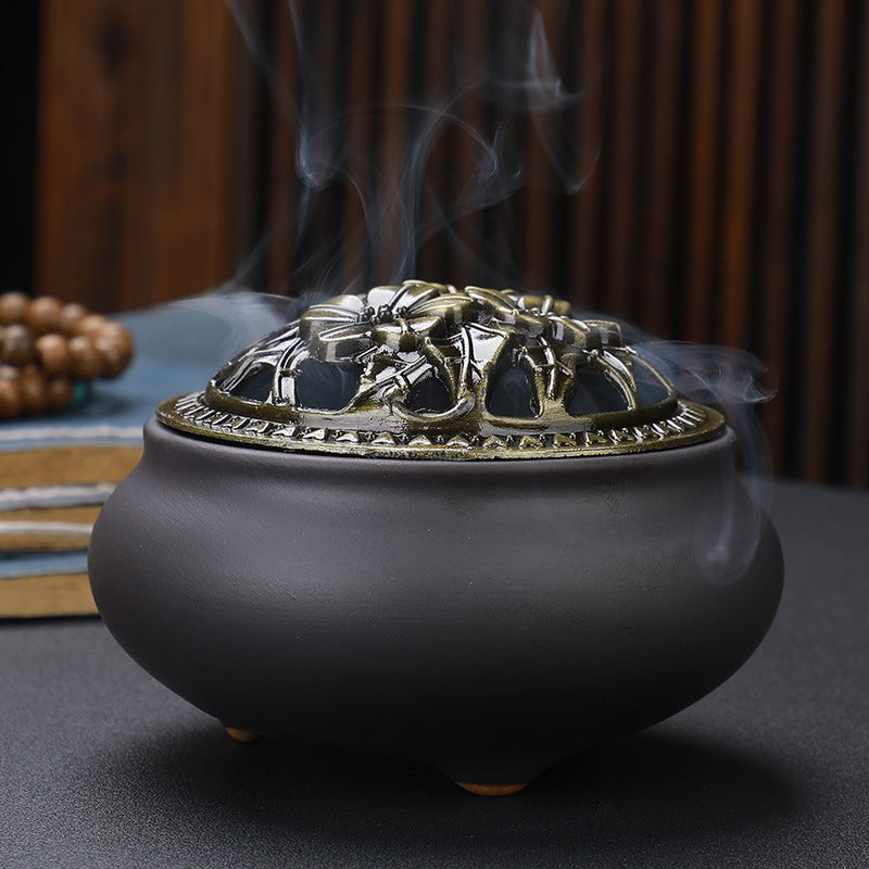 Celadon Incense Bowl, incense holder, view 7