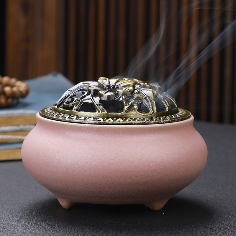 Celadon Incense Bowl, incense holder, view 6