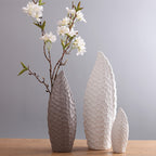 Textured Coral Vase — ceramic vase, view 1