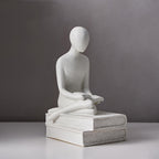Embracing Couple Sculpture — cast resin sculpture decor, view 7
