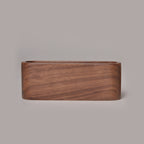 Walnut Note Box — desk decor, view 2