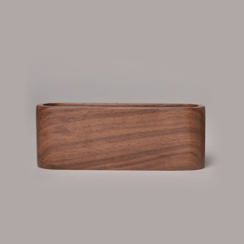 Walnut Note Box — desk decor, view 2