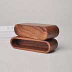 Walnut Note Box — desk decor, view 1