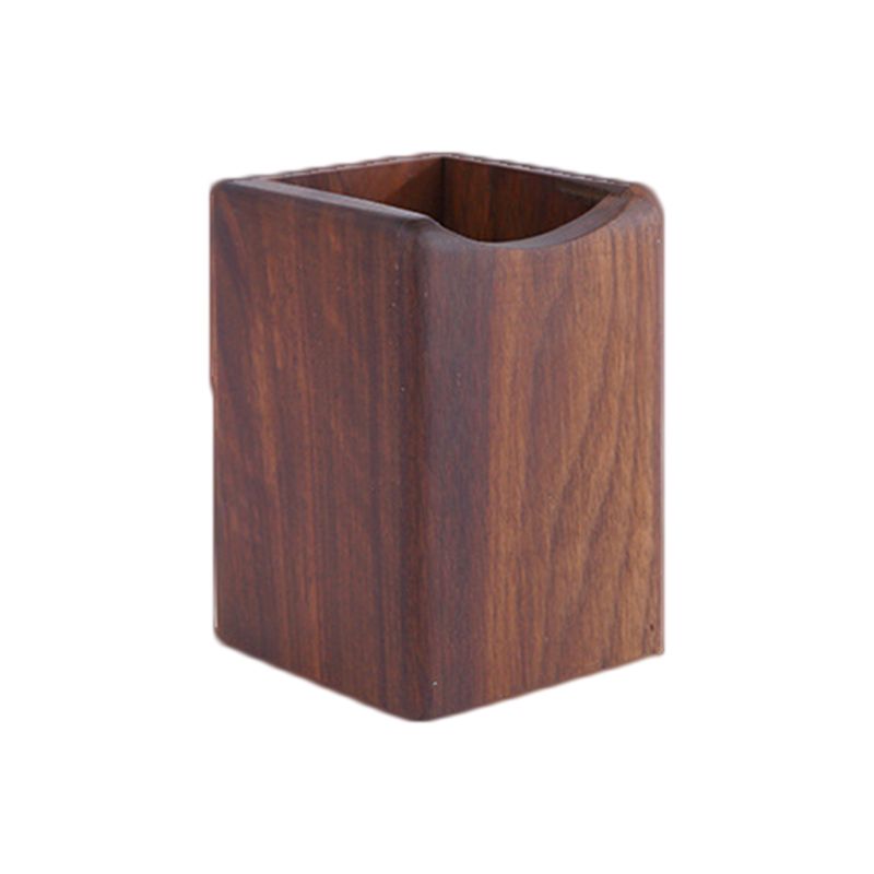 Walnut & Oak Pen Cubes — solid wood desk decor, view 4