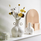 Nordic Body Ceramic Vase — glazed ceramic vases decor, view 7