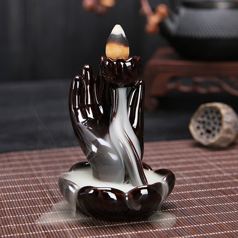 Backflow Incense Plate, incense holder, view 2