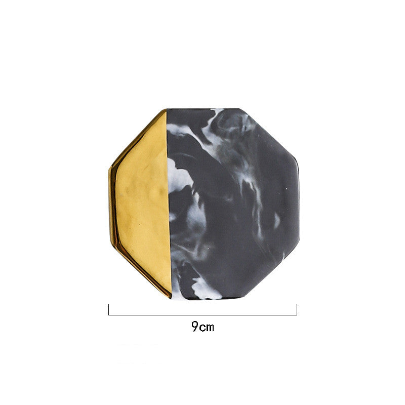 Marble and Brass Coasters — kitchen decor, view 5
