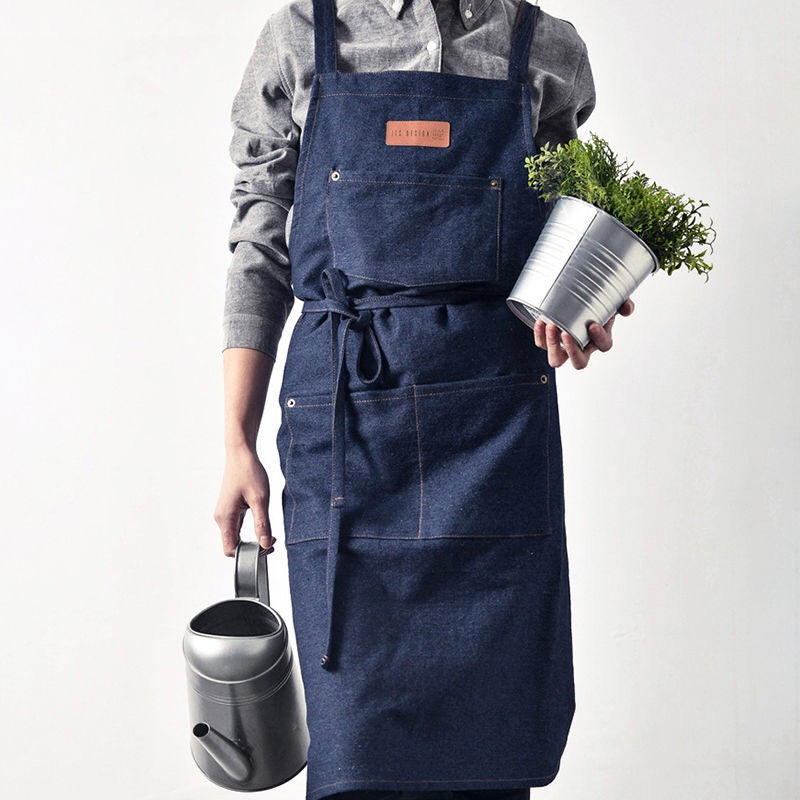 Denim Work Apron — kitchen decor, view 4