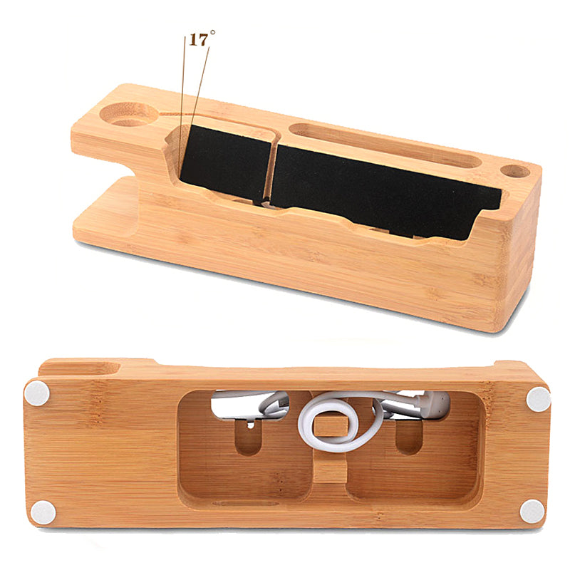 Wooden Charging Station — desk decor, view 4