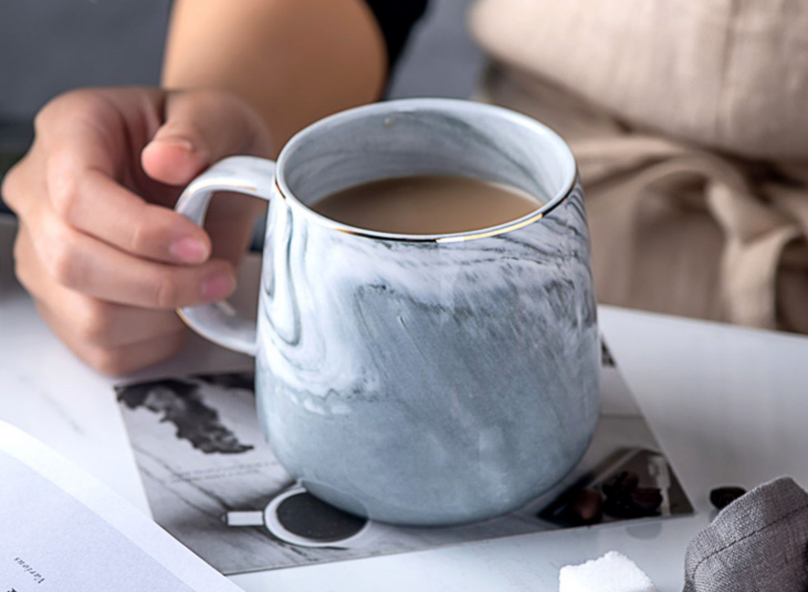 Wide Breakfast Mug — kitchen decor, view 3