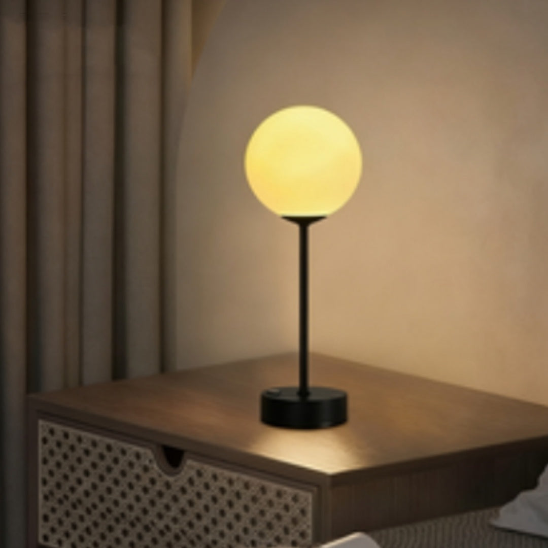 Opal Globe Cordless Lamp, table lamp, view 2