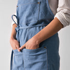 Denim Work Apron — kitchen decor, view 1
