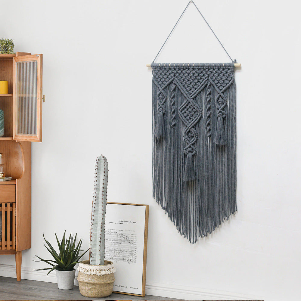 Woven Cotton Wall Tapestry — woven cotton wall decor, view 6