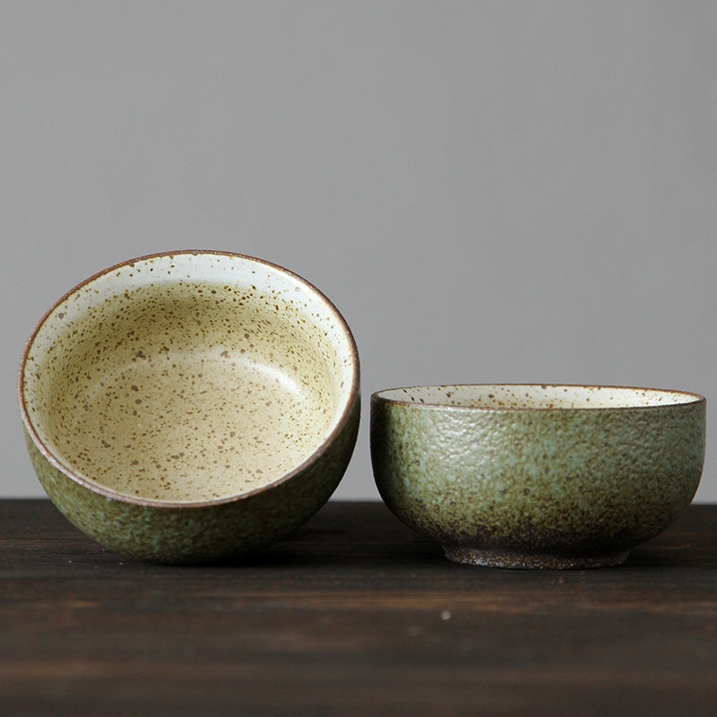 Speckled Stoneware Teacup — kitchen decor, view 1