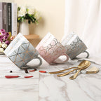 Faceted Ceramic Mug — kitchen decor, view 1