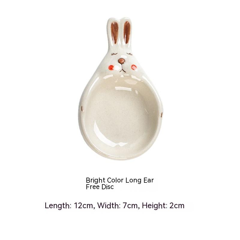 Rabbit Ear Saucers — decorative tray, view 8