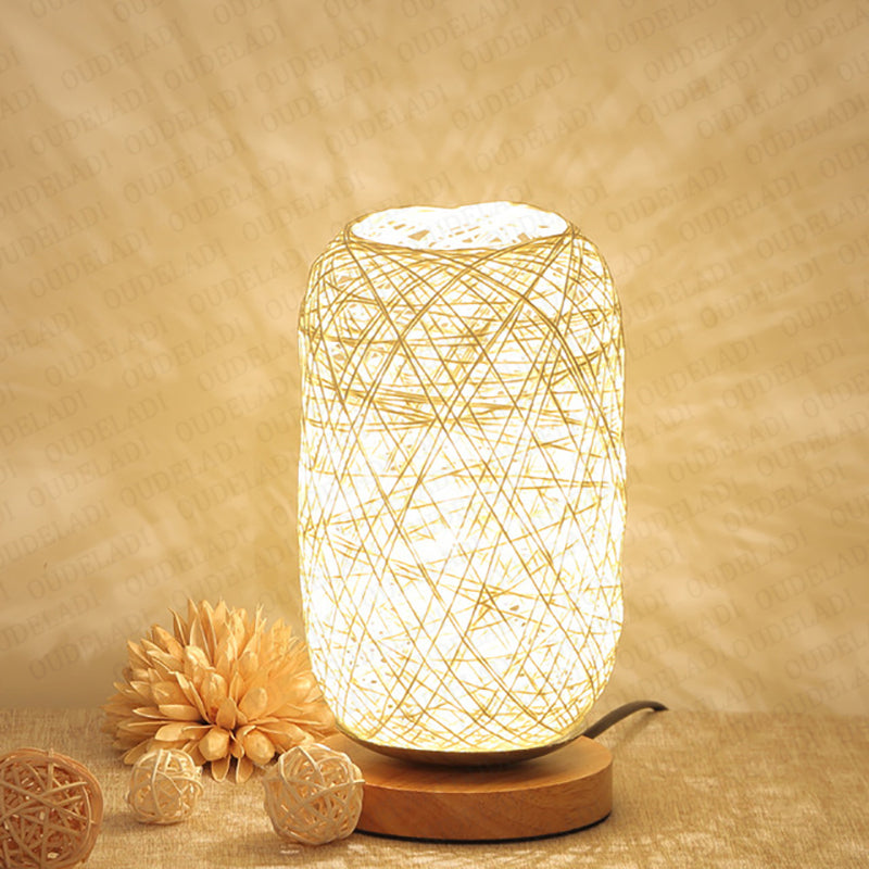 Woven Rope Table Lamp, table lamp, view 1