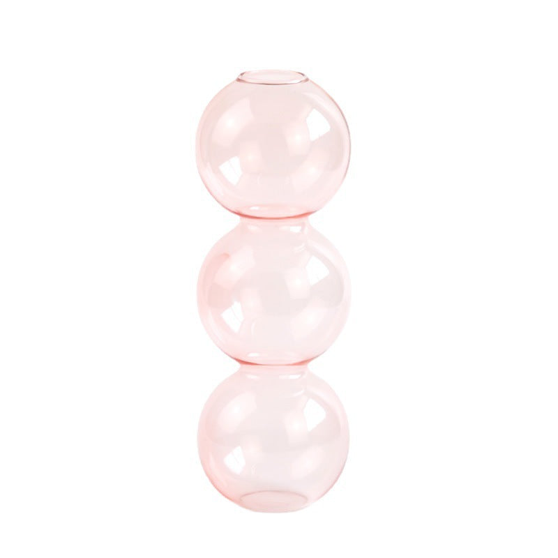Stacked Bubble Glass Vase — vases decor, view 1
