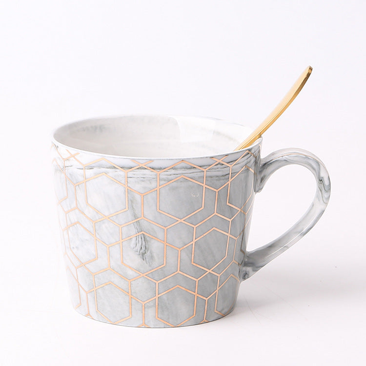 Faceted Ceramic Mug